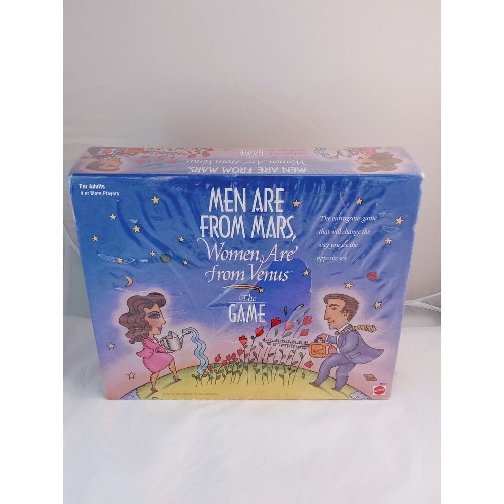 Men Are From Mars Women Are From Venus Board‎ Game Mattel 1998 Factory Sealed